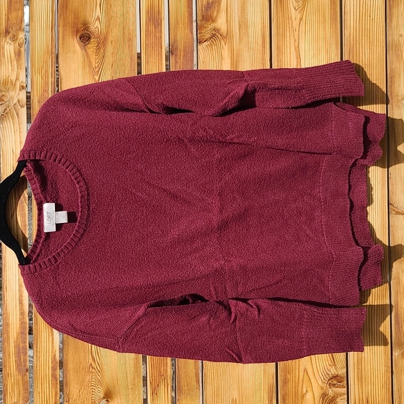 SOLD LOFT Maroon Sweater - Picture 1 of 5
